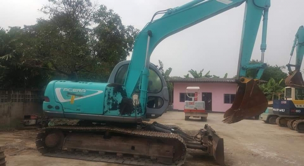 มาใหม่จ้า..KOBELCO SK120-3 มาร์คไฟว์  ซุปเปอร์ เก่านอกแท้ สภาพสวย ใบ60 มีผานดัน 5,xxx ชั่วโมง โทร 089-3818694 จ๊อย