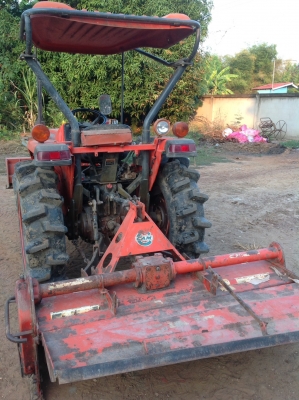 ขาย L3408 4WD พร้อมใบดันดิน กับ โรตารี่ ราคา165000บ.