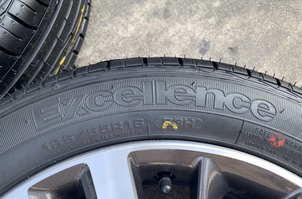 ล้อแม็ก Honda Jazz GK ขอบ16 พร้อมยางใหม่ 185-55-16 Goodyear ปลายปี 18