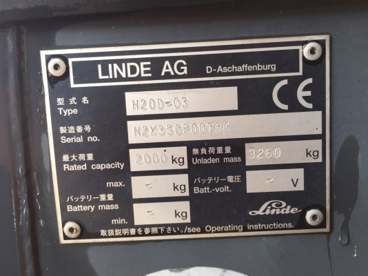 ขายโฟร์คลิฟ Linde AG