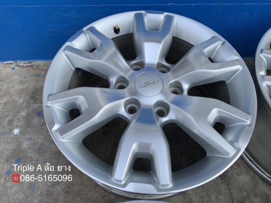 ล้อแม็ก Ford Ranger Wildtrak ขอบ18 สีบอร์นเงิน