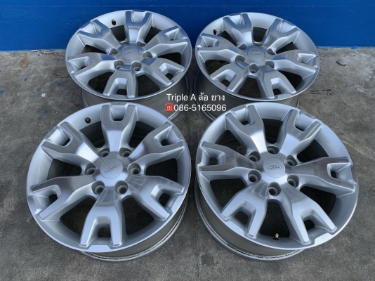 ล้อแม็ก Ford Ranger Wildtrak ขอบ18 สีบอร์นเงิน