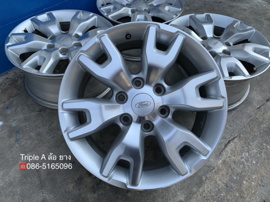 ล้อแม็ก Ford Ranger Wildtrak ขอบ18 สีบอร์นเงิน