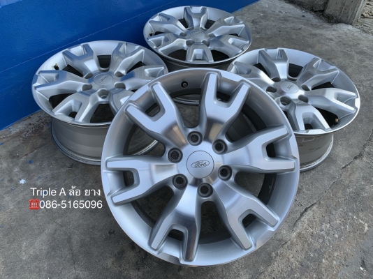 ล้อแม็ก Ford Ranger Wildtrak ขอบ18 สีบอร์นเงิน