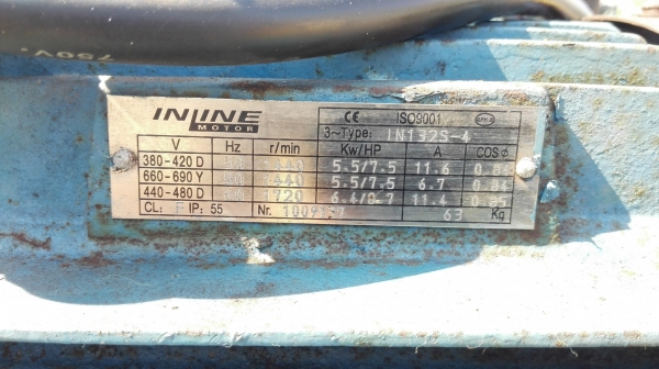 #เครื่องบดสับย่อยอเนกประสงค์นิมุต Nimut / 7.5 HP 380V #เครื่องบดสับย่อยอเนกประสงค์นิมุต Nimut / 7.5 HP 380V