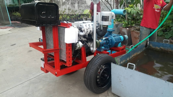 เครื่องสูบนํ้าประกอบใหม่พร้อมใช้งาน