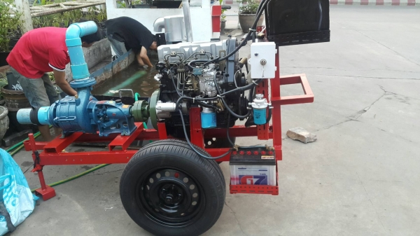 เครื่องสูบนํ้าประกอบใหม่พร้อมใช้งาน