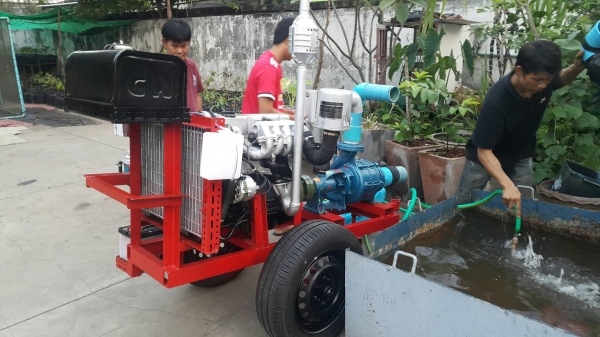เครื่องสูบนํ้าประกอบใหม่พร้อมใช้งาน