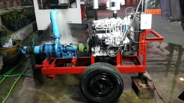 เครื่องสูบนํ้าประกอบใหม่พร้อมใช้งาน