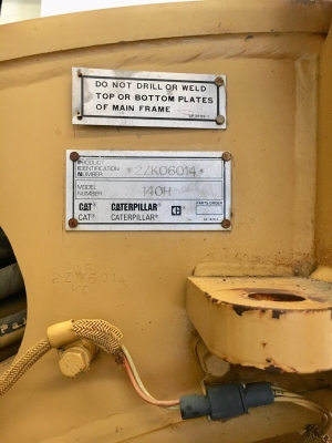 Caterpillar 140H #2ZK06014 รถเกรดจากอเมริกา พร้อมสแคริฟายด์  โทร. 080-6565422 (หนิง)