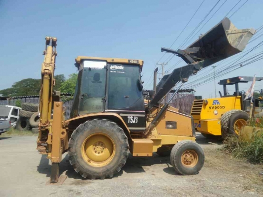 รถตักหน้าขุดหลัง Cat 424D ตู้เก๋งแอร์เย็น เครื่องดี ทำงานใว เอกสารเล่มทะเบียน รถตักหน้าขุดหลัง Cat 424D ตู้เก๋งแอร์เย็น เครื่องดี ทำงานใว เอกสารเล่มทะเบียน