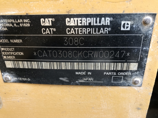 CAT 308CSR นำเข้าตรงจากญี่ปุ่น รถสวย สภาพดีครับ CAT 308CSR นำเข้าตรงจากญี่ปุ่น รถสวย สภาพดีครับ