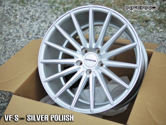 VF-S INFERNO ขอบ18 5x114.3 SILVER POLISH