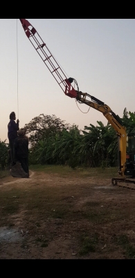 ขายเครนติดแมคโค ยาว 3.50 เมตร ขายเครนติดแมคโค ยาว 3.50 เมตร