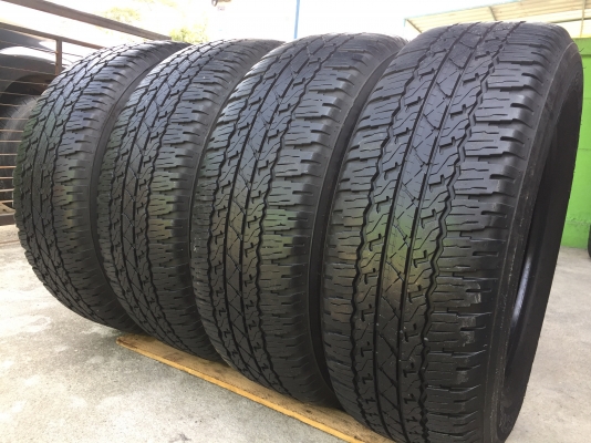 ยาง Bridgestone 265-65-17 ปี 17 ครบชุด 4 เส้น 5500 สวยๆไม่มีปะไม่บวมไม่กินข้างดอกยางเหลือเยอะเอาไปวิ