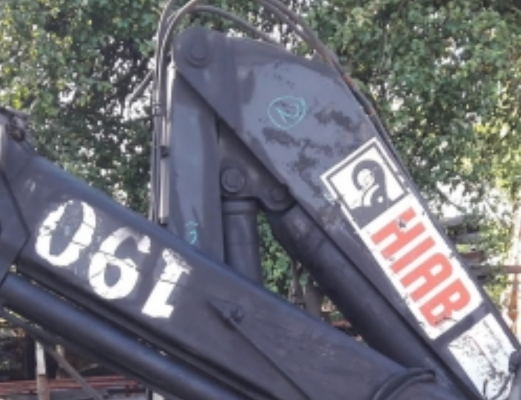 ขายเครนพับ 8 ตัน HIAB190 +บุ้งกี้ นำเข้า 390000 บาท โทร084-5424150 line id : rapinzat