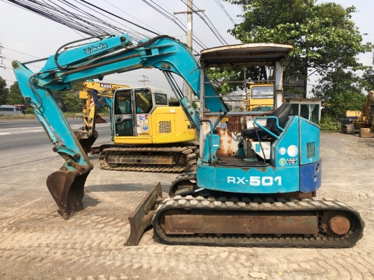 ขาย รถแม็คโคร KUBOTA RX-501 พร้อมใช้งาน นำเข้าเองจากประเทศญี่ปุ่น ติดต่อ 063-9316985 ID LINE : 0639316985 ครับ