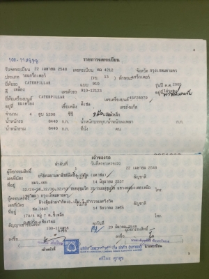 ขายด่วนรถตักเอวอ่อนCAT=910 ปี48