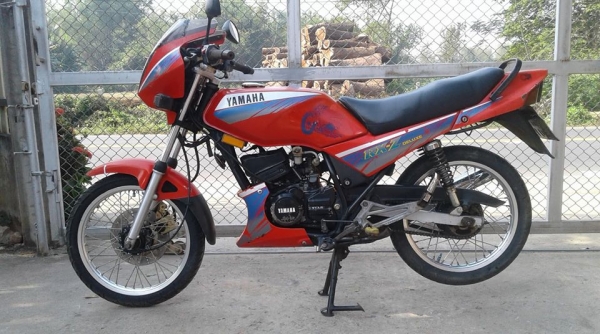 ขาย ยามาฮ่า RXZ เล่มโอนภาษีขาดปี 61 (ยังต่อได้) รถเดิมเครื่องดีสีสันสวยขอบมีเนียม