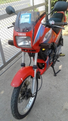 ขาย ยามาฮ่า RXZ เล่มโอนภาษีขาดปี 61 (ยังต่อได้) รถเดิมเครื่องดีสีสันสวยขอบมีเนียม