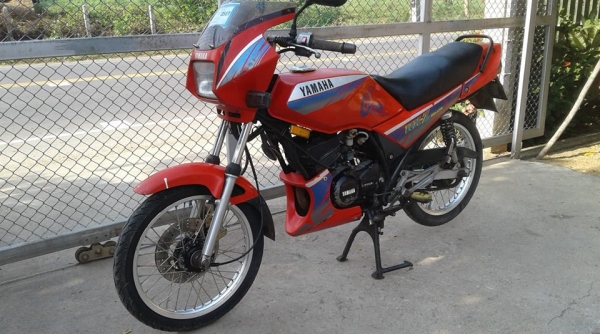 ขาย ยามาฮ่า RXZ เล่มโอนภาษีขาดปี 61 (ยังต่อได้) รถเดิมเครื่องดีสีสันสวยขอบมีเนียม