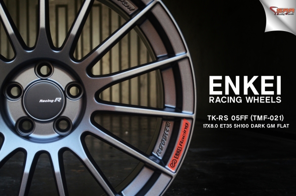 ENKEI-RS05RR FLOW FORMING ขอบ17 5x100 สเปกใส่รถ ALTIS ปี08-2018