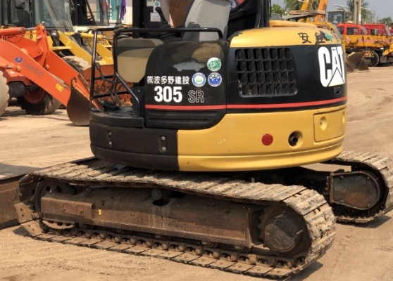 ขายรถขุด CAT 305SR หัวกระแทก นำเข้าเองจากญี่ปุ่น สภาพสวยพร้อมใช้ มีVDOการทำงานครับ