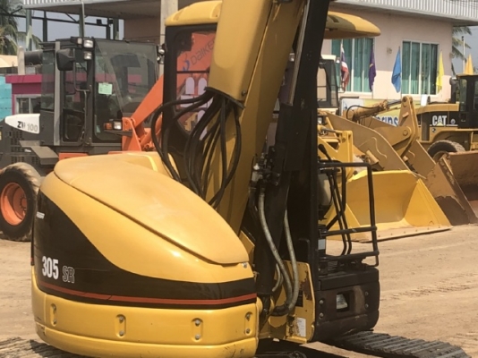 ขายรถขุด CAT 305SR หัวกระแทก นำเข้าเองจากญี่ปุ่น สภาพสวยพร้อมใช้ มีVDOการทำงานครับ