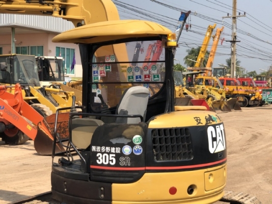 ขายรถขุด CAT 305SR หัวกระแทก นำเข้าเองจากญี่ปุ่น สภาพสวยพร้อมใช้ มีVDOการทำงานครับ