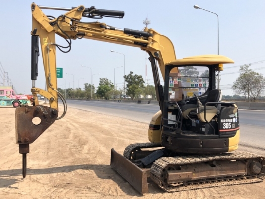 ขายรถขุด CAT 305SR หัวกระแทก นำเข้าเองจากญี่ปุ่น สภาพสวยพร้อมใช้ มีVDOการทำงานครับ