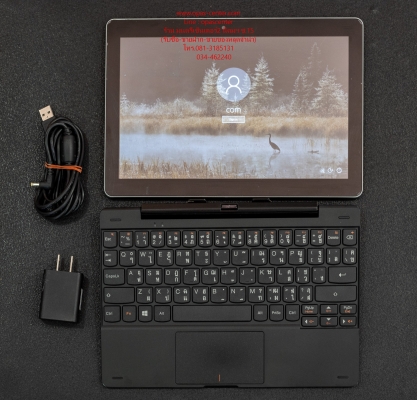 แท็บเล็ตแปลงร่างได้ Lenovo MIIX300 มีที่ชาร์ท คีย์บอร์ด ใช้ได้ปกติทุกอย่าง