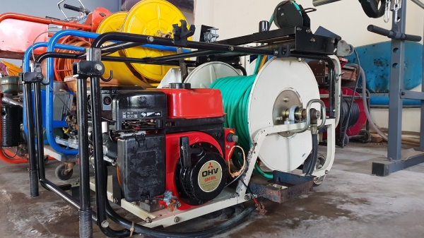 ชุดปั้มอัดฉีดเครื่องยนต์เบนชิล mitsubishi 6 แรงม้า พร้อมปั้มฉีดยา masaba ceramic ขนาด 6หุน สภาพสวย เปลี่ยนซีลเรียบร้อยพร้อมใช้งาน นำเข้าจากญี่ปุ่น