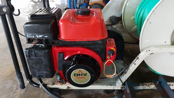 ชุดปั้มอัดฉีดเครื่องยนต์เบนชิล mitsubishi 6 แรงม้า พร้อมปั้มฉีดยา masaba ceramic ขนาด 6หุน สภาพสวย เปลี่ยนซีลเรียบร้อยพร้อมใช้งาน นำเข้าจากญี่ปุ่น