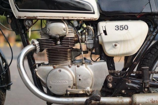 ร้าน วุฒิ นนบุรี ขาย HONDA CB350 แต่งคาเฟ่ รถสวยพร้อมใช้เครื่องดี