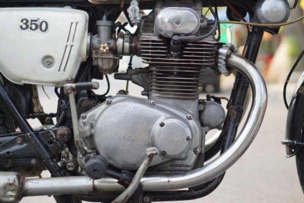 ร้าน วุฒิ นนบุรี ขาย HONDA CB350 แต่งคาเฟ่ รถสวยพร้อมใช้เครื่องดี
