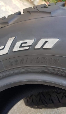 ขายยาง A/T 265/70/16 มือสองสวยๆ