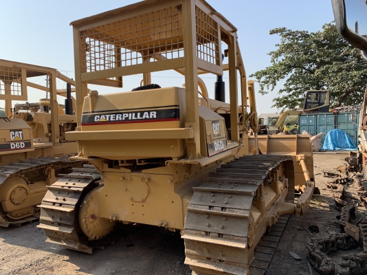 รถดันดิน Caterpillar D6D ตีนเป็ดแต่ใส่แผ่นตีนไก่ เกียร์ตัด สภาพดี เครื่องดี ช่วงล่างแน่น