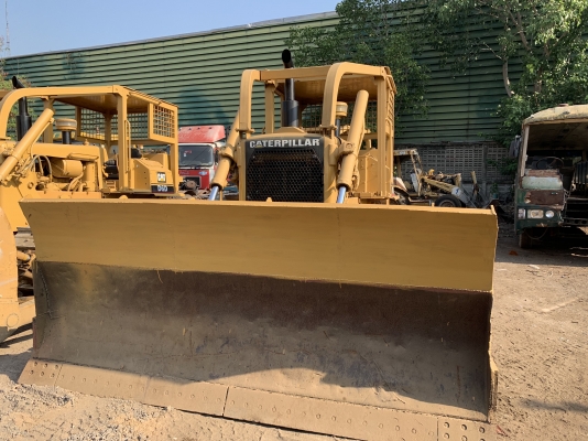 รถดันดิน Caterpillar D6D ตีนเป็ดแต่ใส่แผ่นตีนไก่ เกียร์ตัด สภาพดี เครื่องดี ช่วงล่างแน่น