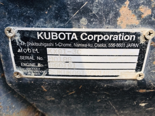 ขาย 285,000 KUBOTA kx 913c เครื่องดี ปั้มแรง เอวแน่น ช่วงล่างสวย รถพร้อมใช้งาน รถอยู่ ปทุมธานี สามโคก 090-772-3710 090-772-3708