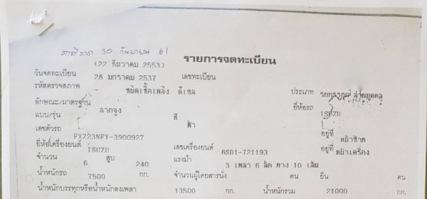 รถอีซูซุ 10 ล้อ หัวลาก FXZ 240 แรงม้า. ปี 37. , ( ขายแม่ , ลูก. ) สนใจติดต่อ 081 - 6079515