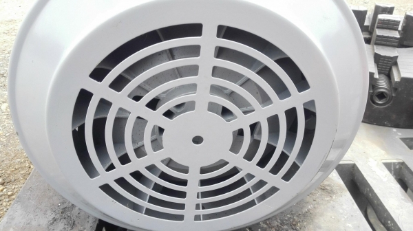 มอเตอร์ไฟฟ้ากำลังรอบช้าแบบหน้าแปลนของเก็บสแปร Mitsubishi 20 HP 6 POLE 960 RPM 380V ของใหม่เก่าเก็บ 1