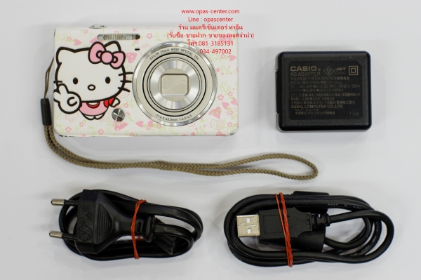 กล้องฟรุ้งฟริ้ง Casio EX-ZR65 16 ล้าน สีขาว มีที่ชาร์ท เมม 16G สภาพใหม่ ส่งฟรี