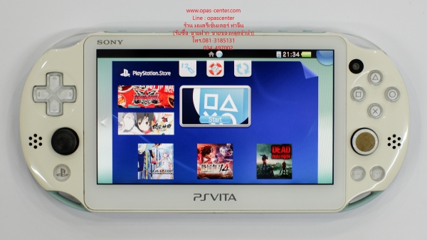 เครื่องเล่นเกมส์พกพา PS VITA รุ่น PCH-2000 มีที่ชาร์ท เมมเกมส์ FIFA