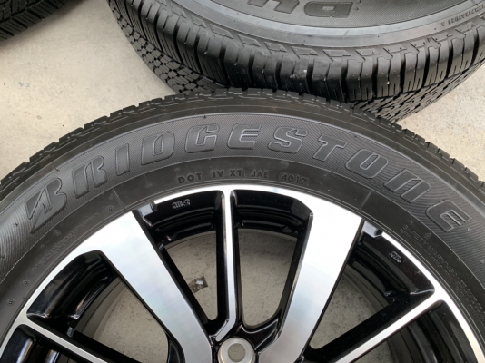ล้อแม็ก Mitsu All New Pajero Sport ตัวท๊อป ขอบ 18 พร้อมยาง 265-60-18 Bridgestone ปลายปี 17 สภาพดี ดอกยางเต็มๆ
