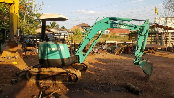 ขาย แบคโฮ KOBELCO SK30-SR ซื้อเก่านอกมา มีไลน์แย็ก เครื่องดี ปั้มนิ้ว มีใบอินวอยซ์ รถพร้อมใช้งาน ราคาต่อรองได้