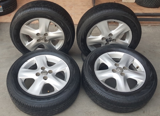 ขายล้อTOYOTA VIOS ยาง185/60/15  4 ล้อ(ขายตามสภาพ)