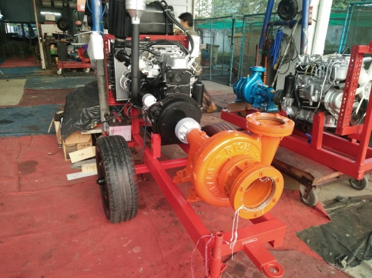 iครื่องสูบนํ้าประกอบใหม่ยังไม่ได้ใช้งาน