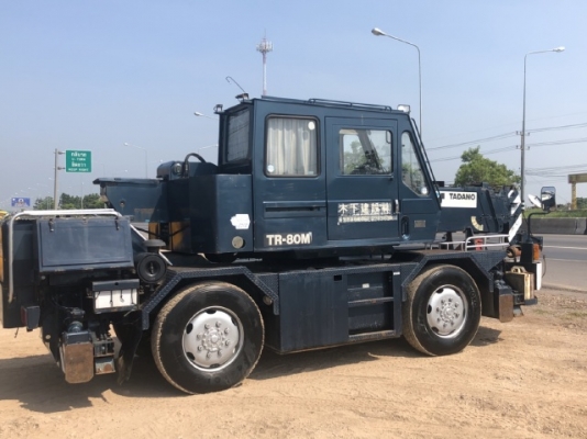 ขายรถเครน TADANO TR80M-1 (ขนาด 8 ตัน) ปี 1992 นำเข้าเองจากญี่ปุ่น สภาพสวยพร้อมใช้ มีVDOการทำงานครับ ขายรถเครน TADANO TR80M-1 (ขนาด 8 ตัน) ปี 1992 นำเข้าเองจากญี่ปุ่น สภาพสวยพร้อมใช้ มีVDOการทำงานครับ