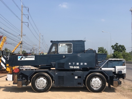 ขายรถเครน TADANO TR80M-1 (ขนาด 8 ตัน) ปี 1992 นำเข้าเองจากญี่ปุ่น สภาพสวยพร้อมใช้ มีVDOการทำงานครับ ขายรถเครน TADANO TR80M-1 (ขนาด 8 ตัน) ปี 1992 นำเข้าเองจากญี่ปุ่น สภาพสวยพร้อมใช้ มีVDOการทำงานครับ