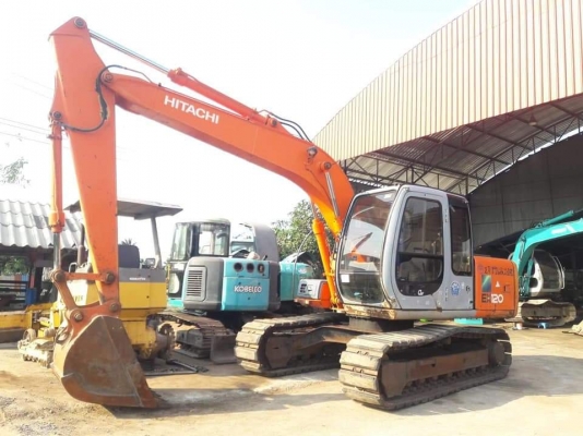 มาใหม่จ้า..HITACHI EX120-5 เก่านอกแท้  สภาพสวย เครื่องปั๊มดี  6,xxx ชั่วโมง  พร้อมใช้ โทร 089-3818694 จ๊อย